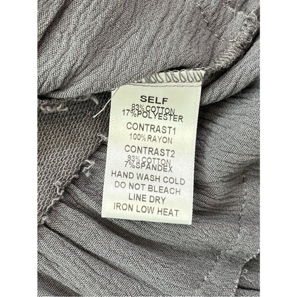 Altar'd State Blue Ruffle Sweatshirt - Picture 4 of 8